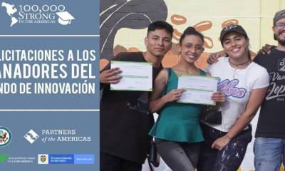 Los ganadores fueron seleccionados de una convocatoria de la comunidad Andina / Foto: cortesía Embajada de Estados Unidos 