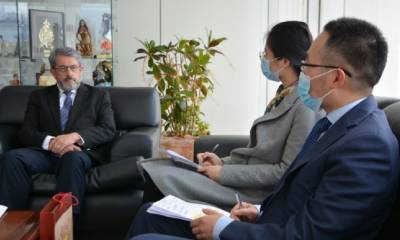 Ecuador y China afinaron algunas cuestiones relacionadas con la construcción y equipamiento del proyecto del hospital / Foto: cortesía ministerio de Salud