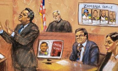 El juicio contra Joaquín ‘El Chapo’ Guzmán comenzó el 5 de noviembre del 2018, en la Corte de Nueva York (EE.UU).  Foto: El Comercio