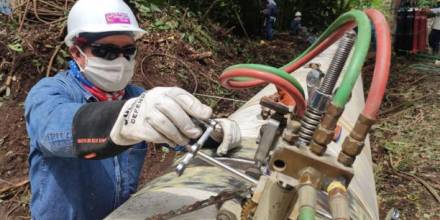 OCP construye variante de oleoducto tras una rotura en la Amazonía