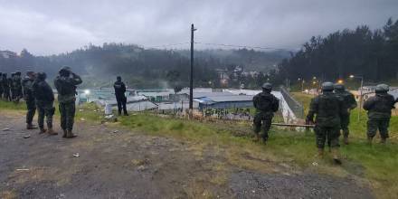 El amotinamiento ocurrido en la madrugada de este viernes no se registraron personas heridas ni decesos/ Foto: Cortesía Ejército ecuatoriano