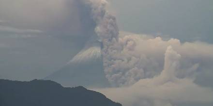 Geofísico registra flujos piroclásticos en volcán Sangay