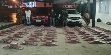 La Policía decomisó más de media tonelada de clorhidrato de cocaína en Napo