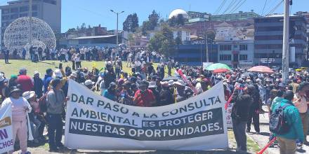 Cientos de personas marcharon en apoyo a las consultas ambientales