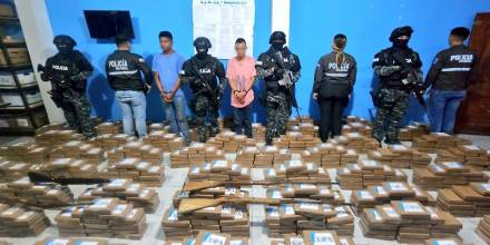 La Policía incautó cerca de una tonelada de cocaína en Los Ríos