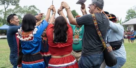 Sucumbíos: Comunidad Cofán celebró la Fiesta y Ceremonia Ancestral de la Chonta  