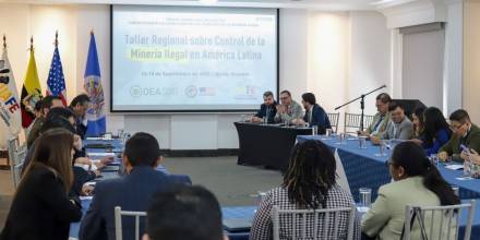 Ecuador afianza cooperación internacional para el combate a la minería ilegal
