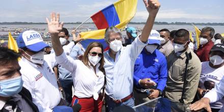 Guillermo Lasso cierra su campaña con un llamado a la unidad nacional / Foto: EFE