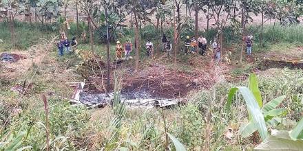 La aeronave se accidentó en las inmediaciones de la pista de un aeropuerto situado en la localidad de Shell, en la provincia de Pastaza / Foto: cortesía Confeniae