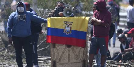 Ecuador cumple una semana de protestas con el primer manifestante fallecido / Foto: EFE