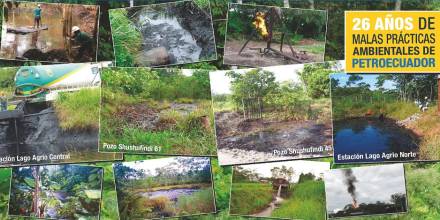 Petroecuador mantiene un irresponsable récord ambiental en 26 años