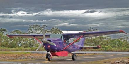 Su centro principal de operaciones y mantenimiento se encuentra ubicado en el Aeropuerto Río Amazonas en Shell / Foto: cortesía Aerokashurco