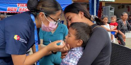 145 mil niños fueron vacunados en Napo, Orellana y Pichincha rural