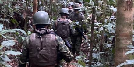 El narcotráfico y los grupos terroristas son una constante amenaza para Sucumbíos y Orellana / Foto: Cortesía Fuerzas Armadas