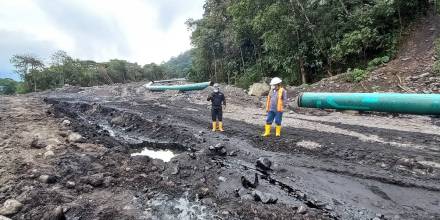 Técnicos reinyectan 5.300 barriles de crudo tras rotura del oleoducto de OCP