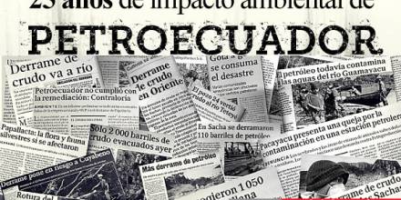 Petroecuador: 25 años con un deplorable récord ambiental