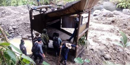 La minería ilegal sufrió un nuevo golpe en Napo