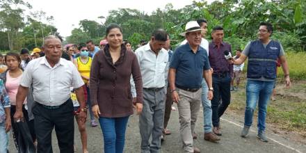 Caminos vecinales fueron inaugurados en 14 zonas rurales de Sucumbíos