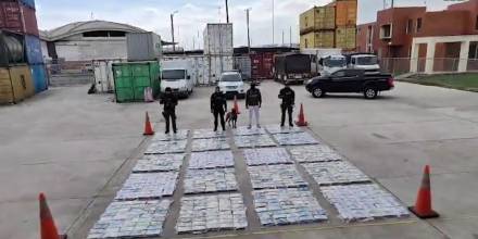 Una tonelada de cocaína fue decomisada en contenedor de cacao