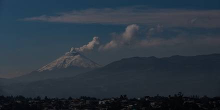 Una leve caída de ceniza del Cotopaxi se registró en Quito