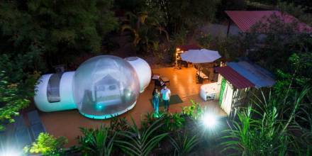 Primer lugar para Alex Ludeña de Glambú Bubble House, en Zamora Chinchipe / Foto: cortesía ministerio de Turismo 
