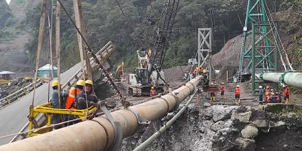 Petroecuador concluyó obra para proteger oleoducto en zona amazónica