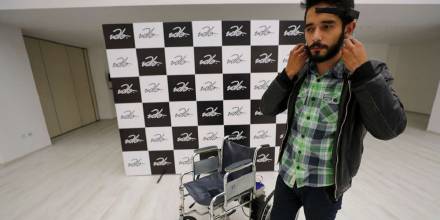 El ecuatoriano quedó finalista con su proyecto para perfeccionar una silla de ruedas movida con la mente / Foto: cortesía 
