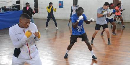 Preselección nacional de boxeo se prepara en Portoviejo / Foto: Cortesía ministerio de Deporte