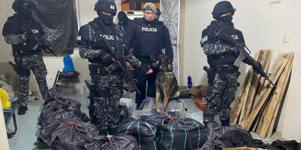 La Policía decomisó 500 bloques de cocaína 
