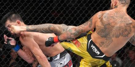 Marlon ‘Chito’ Vera’ logró otra espectacular victoria en la categoría de peso gallo en la UFC. Es su cuarto triunfo consecutivo / Foto: cortesía UFC
