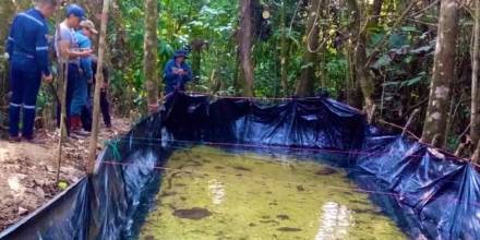 Las FF.AA. hallaron 4 piscinas artesanales en Dureno