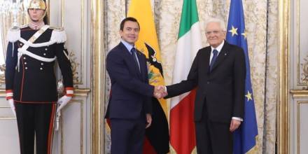 Noboa concluyó su visita a Italia con reuniones sobre seguridad