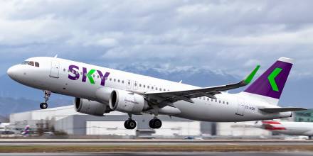 La aerolínea Sky recibió permisos para operar en Ecuador