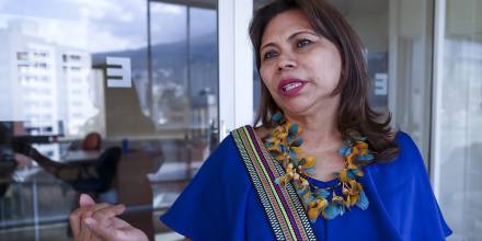 Fany Kuiru, líder de la Coica, reiteró su llamado a la unidad tras obtener el reconocimiento estatal dentro de la división interna que ha vivido la organización / Foto: EFE