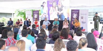 El séptimo centro violeta fue inaugurado en Portoviejo