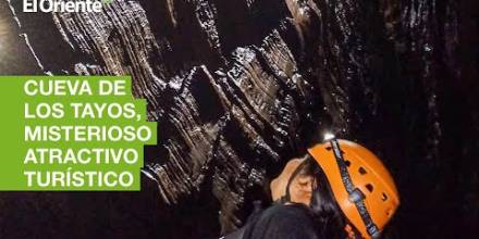 Cueva de los Tayos, misterioso atractivo turístico en la selva de Ecuador.
