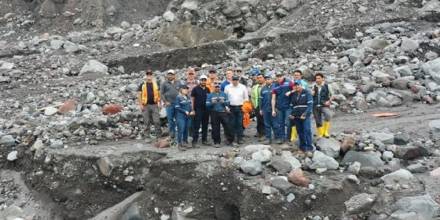 Recorren varios puntos de interés, ubicados en el tramo comprendido entre la captación de la central hidroeléctrica Coca Codo Sinclair y la excascada San Rafael / Foto: cortesía CELEC