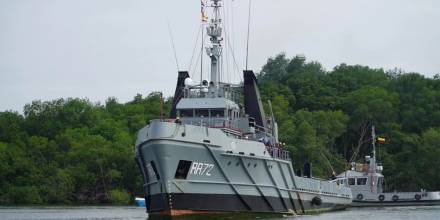 La Armada incorporó un buque remolcador donado por Chile