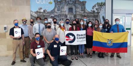 Voluntarios del Cuerpo de Paz retornan a Ecuador / Foto: cortesía Embajada de Estados Unidos