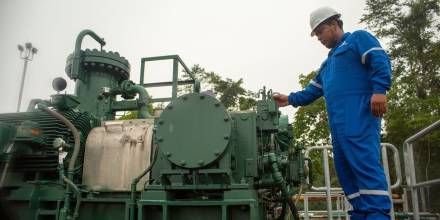 Petroecuador inauguró planta de captación de gas asociado en el campo Drago
