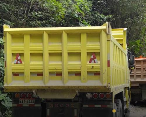El medio publicó fotos y videos en los que se ven camiones y camionetas que recorren caminos informales en medio de la selva 