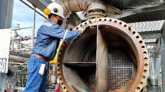 El mantenimiento en la Planta de Gas Shushufindi concluyó / Cortesía de Petroecuador
