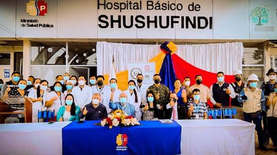 Estados Unidos entregó $ 1’600.000 para el Hospital Básico de Shushufindi / Foto: cortesía Embajada de los Estados Unidos