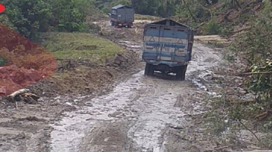 La vía Lumbaquí- La Bonita, en la provincia de Sucumbíos, está habilitada / Foto: cortesía Ministerio de Obras Públicas