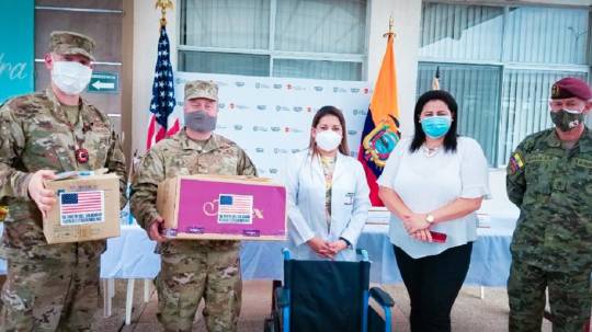 Estados Unidos entregó insumos médicos en Orellana y Sucumbíos / Cortesía de la Embajada de Estados Unidos