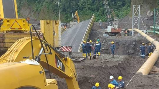 Petroecuador inició operaciones en el poliducto Shushufindi-Quito /Foto cortesía Petroecuador