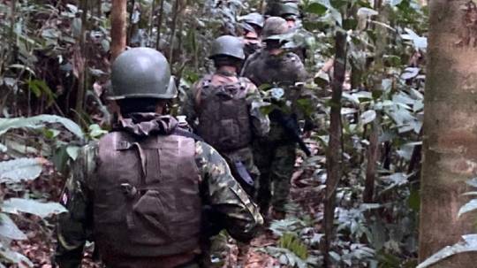 El narcotráfico y los grupos terroristas son una constante amenaza para Sucumbíos y Orellana / Foto: Cortesía Fuerzas Armadas