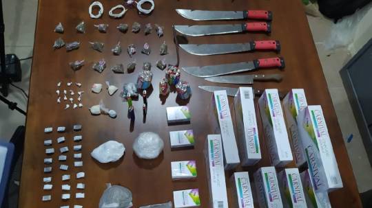 Armas y drogas fueron decomisadas en la cárcel de Sucumbíos  / Foto: EFE