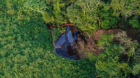Shushufindi, víctima de un nuevo derrame de petróleo / Foto: El Oriente
