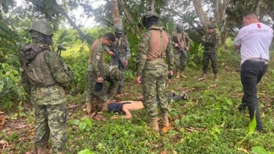 El 16 de mayo, 2022 se produjo un robo en el Batallón de Selva 55 Putumayo. 2 fusiles HK fueron robados / Foto: cortesía Subzona Policía Sucumbíos 